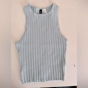 H&M LIGHT BLUE TOP
